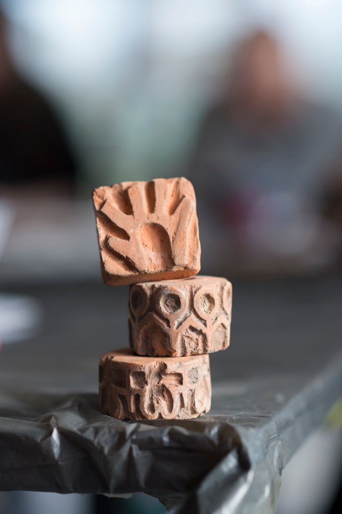 A pile of three chimney roulettes created by Clandon's community